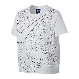 Nike Girls' Crewneck Wrap Back Short Sleeve Sweatshirt